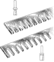 Patent drawing of the Keller Dovetail System